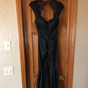 Formal black lace mermaid dress!